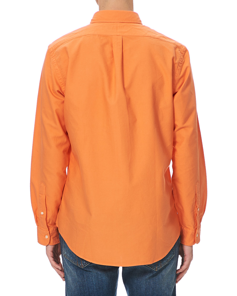 Heren | Overhemden | Polo Ralph Lauren | Slim Fit Garment Dyed Oxford Shirt Orange