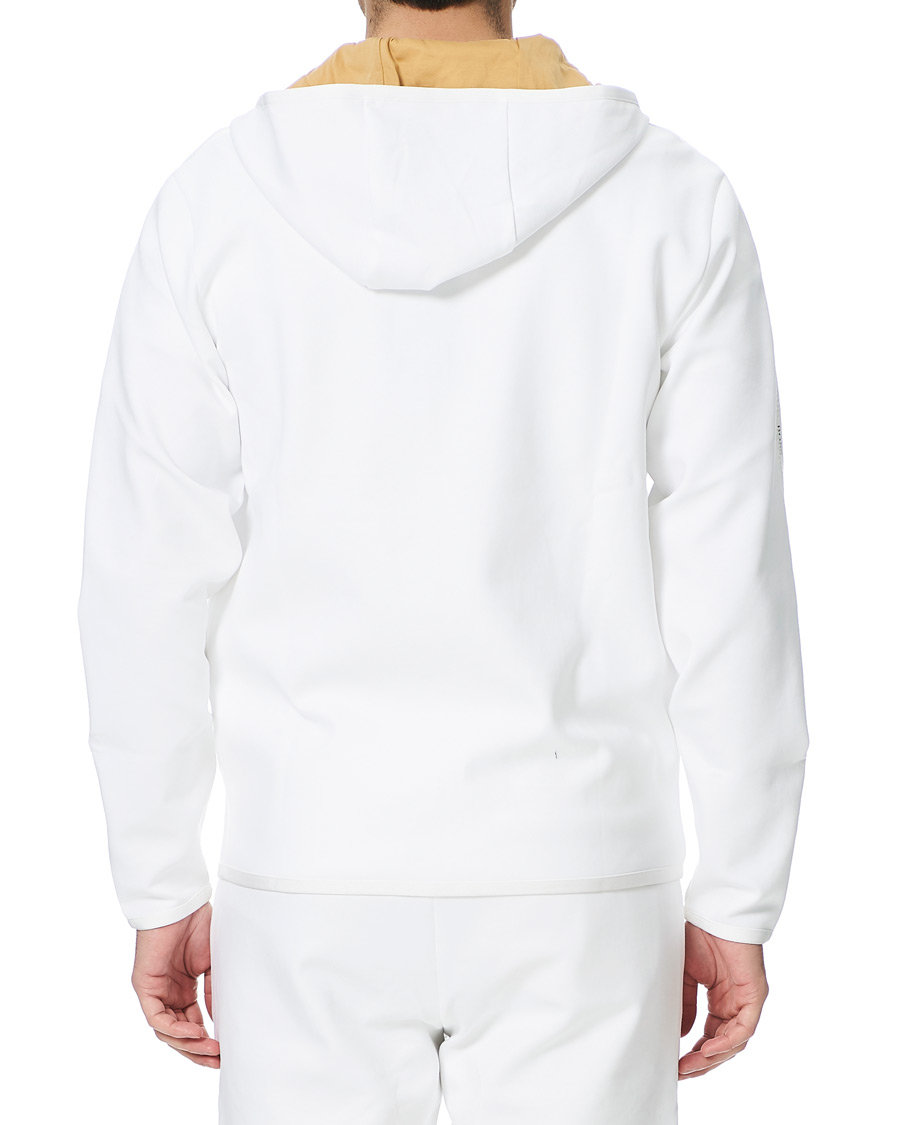 Heren | Truien | BOSS GREEN | BOSS Athleisure Saggy Taped Full Zip Hoodie White