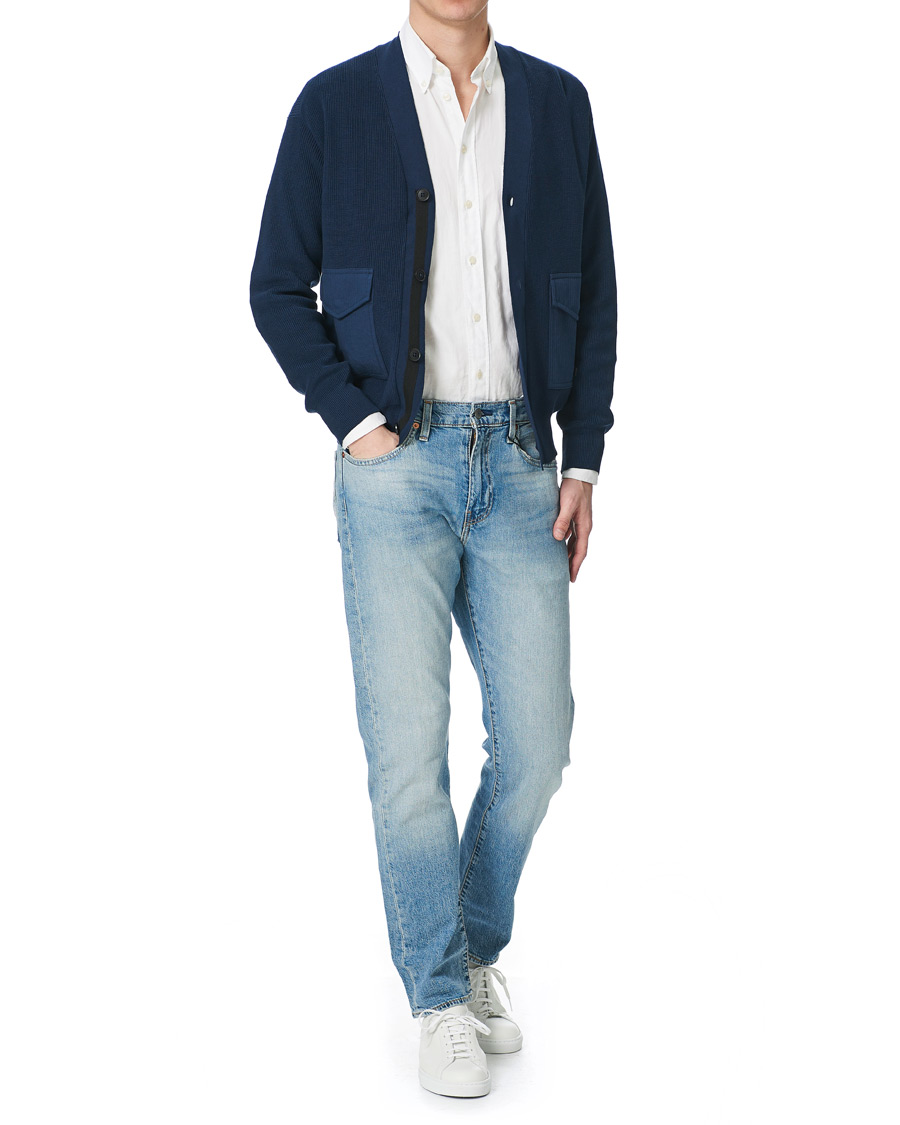 Heren | Truien | BOSS ORANGE | BOSS Casual Kardione Knitted Cardigan Dark Blue