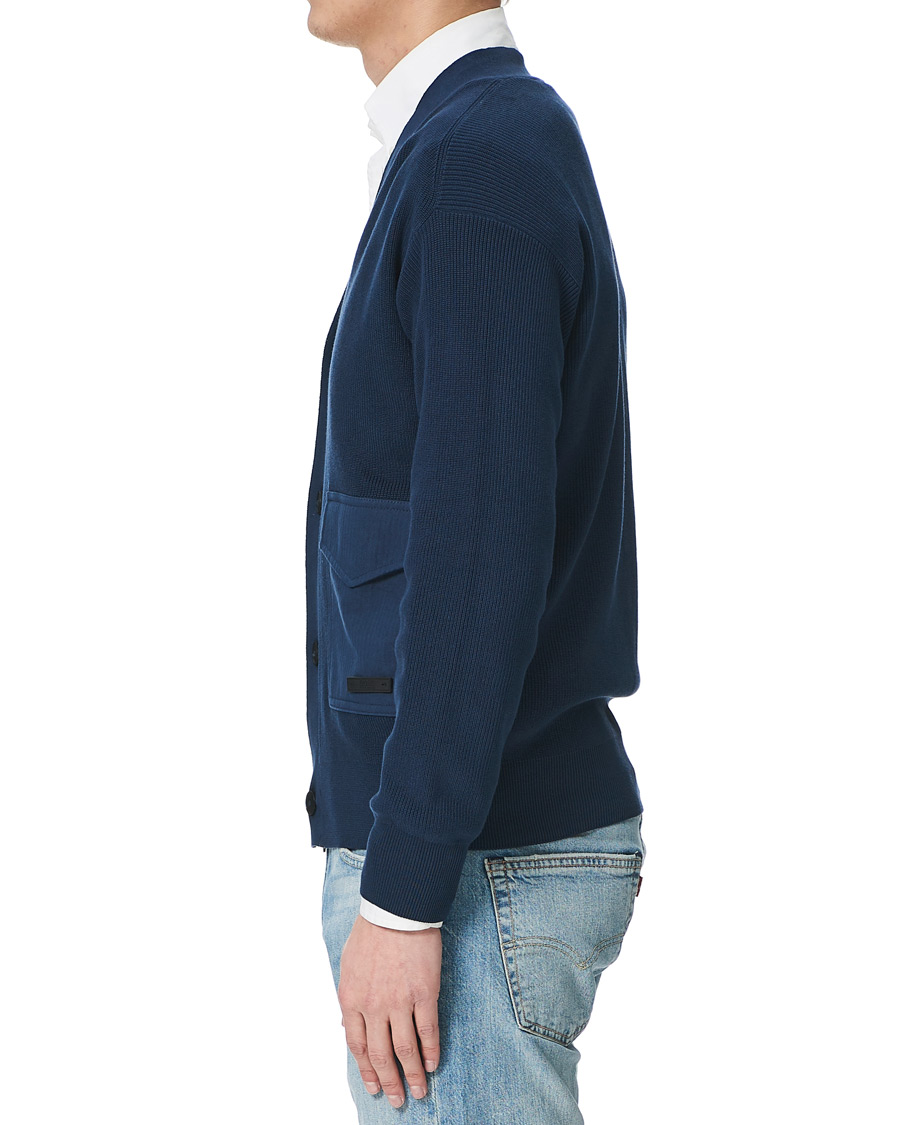 Heren | Truien | BOSS ORANGE | BOSS Casual Kardione Knitted Cardigan Dark Blue
