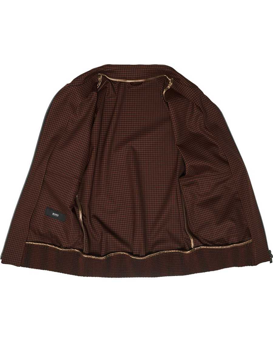 Heren | Jassen | BOSS BLACK | BOSS Narten Houndstooth Jacket Rust