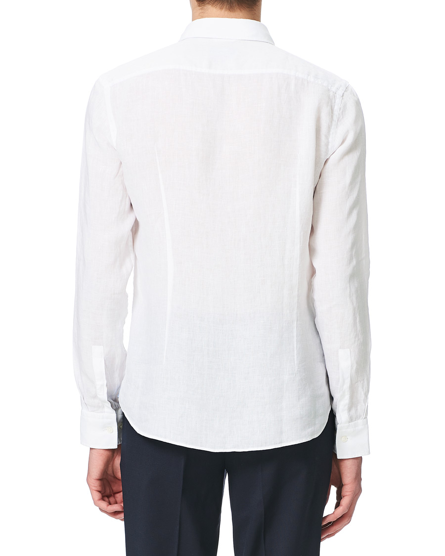 Heren | Overhemden | BOSS BLACK | BOSS Joy Linen Shirt White