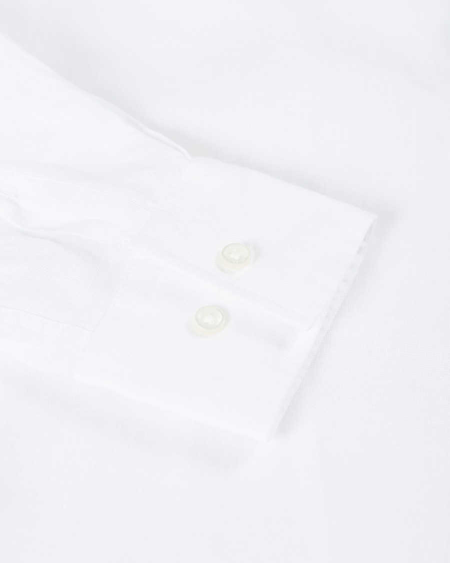 Heren | Overhemden | BOSS BLACK | BOSS Joy Linen Shirt White
