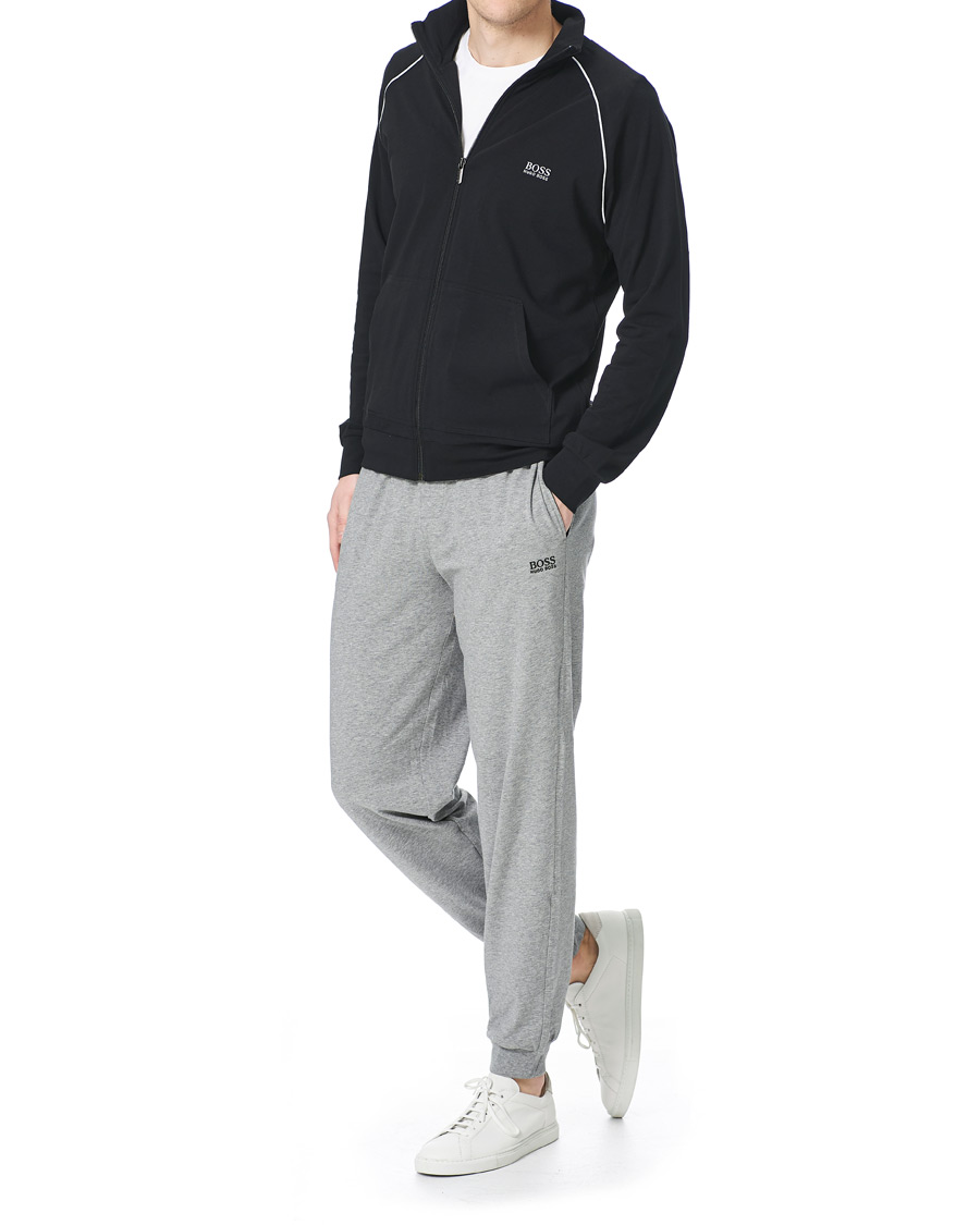 Heren | Truien | BOSS BLACK | BOSS Mix & Match Full Zip Jacket Black