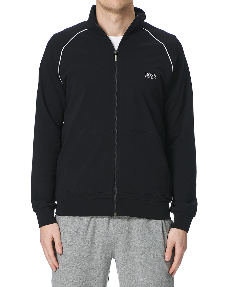 Heren | Truien | BOSS BLACK | BOSS Mix & Match Full Zip Jacket Black