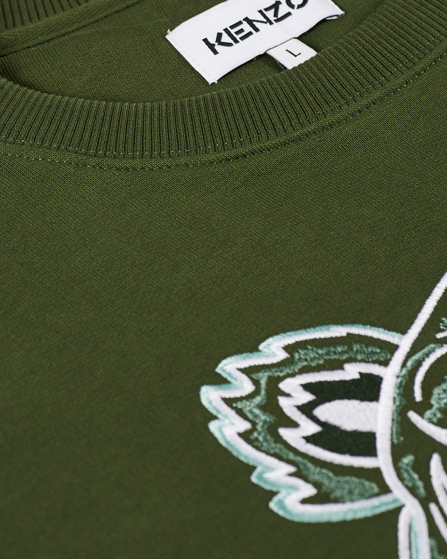 Heren | Truien | KENZO | Tiger Crew Neck Sweatshirt Dark Khaki