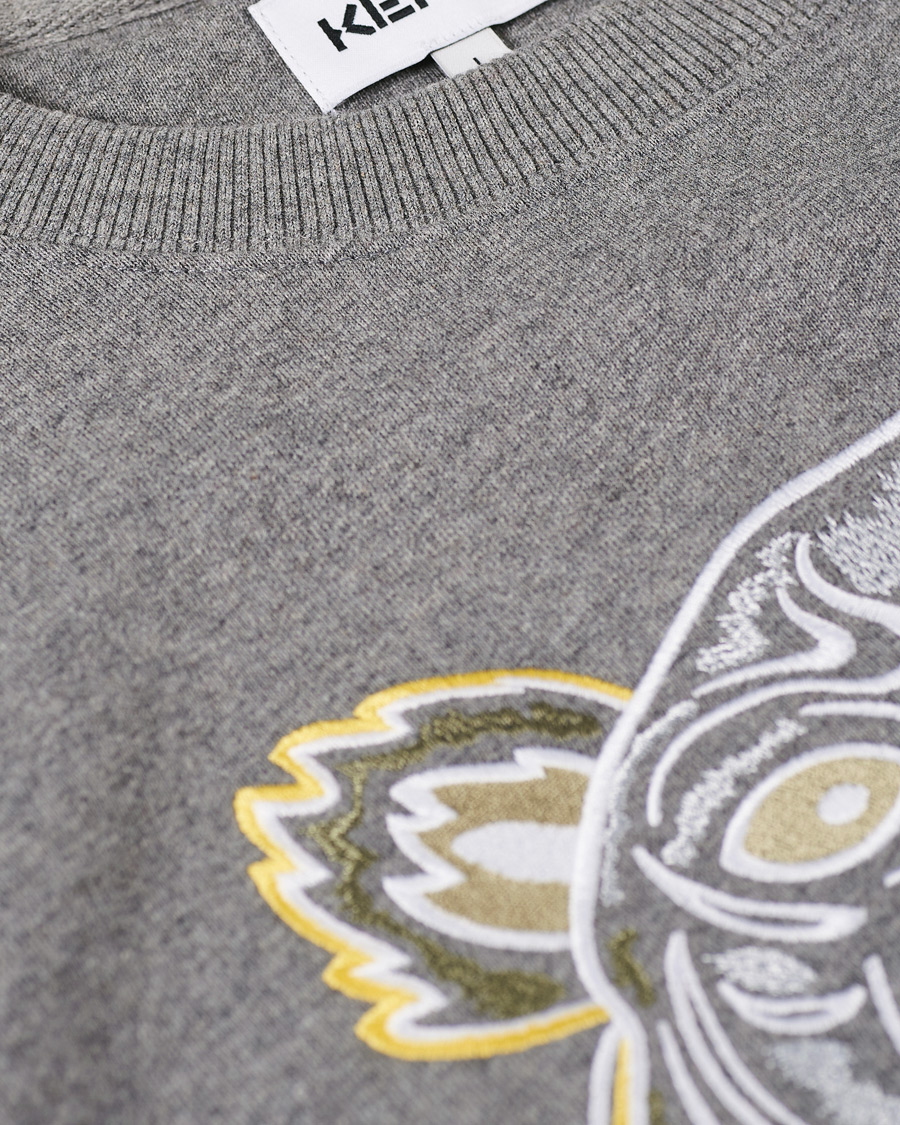 Heren | Truien | KENZO | Tiger Crew Neck Sweatshirt Dove Grey