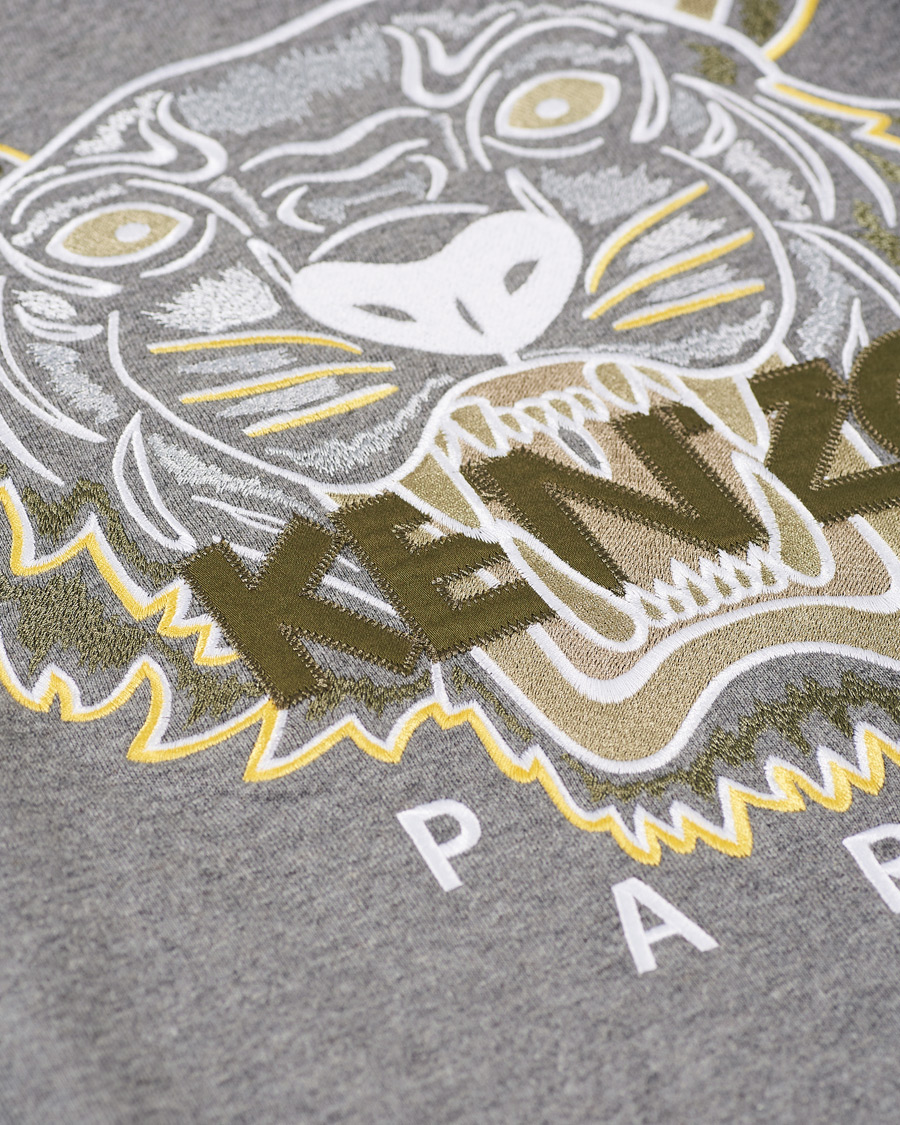 Heren | Truien | KENZO | Tiger Crew Neck Sweatshirt Dove Grey