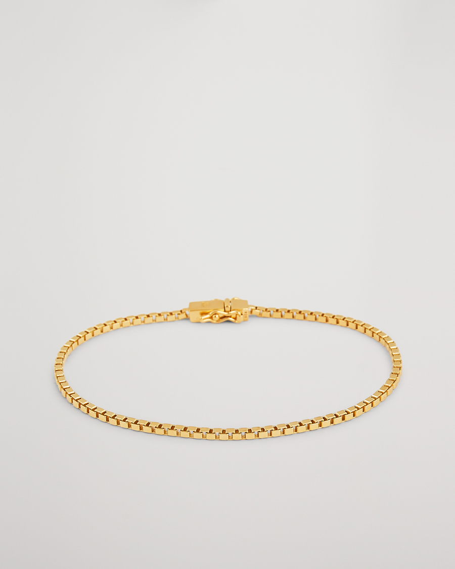 Heren | Tom Wood Square Bracelet Gold | Tom Wood | Square Bracelet Gold