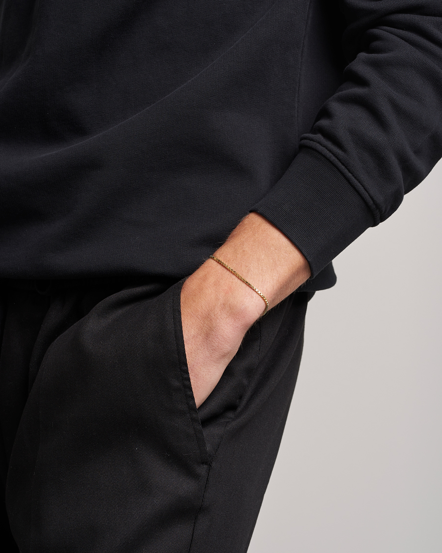 Heren | Tom Wood Square Bracelet Gold | Tom Wood | Square Bracelet Gold