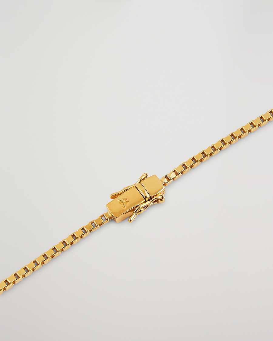 Heren | Tom Wood Square Bracelet Gold | Tom Wood | Square Bracelet Gold
