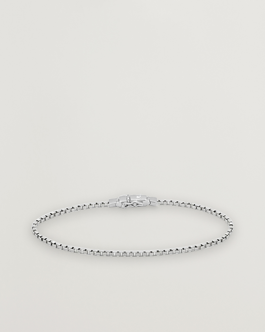 Heren | Tom Wood Square Bracelet Silver | Tom Wood | Square Bracelet Silver