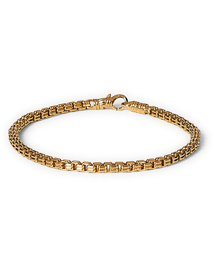 Heren | Tom Wood Venetian Bracelet Double M Bracelet Gold | Tom Wood | Venetian Bracelet Double M Bracelet Gold