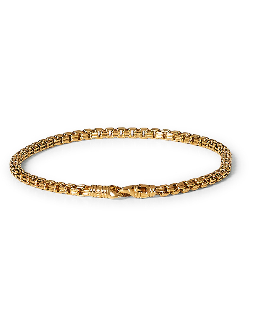 Heren | Tom Wood Venetian Bracelet Double M Bracelet Gold | Tom Wood | Venetian Bracelet Double M Bracelet Gold