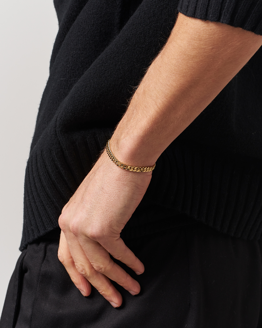 Heren | Sieraden | Tom Wood | Curb Bracelet L Gold