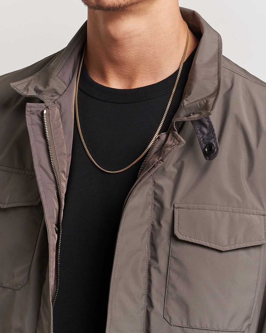 Heren | Tom Wood | Tom Wood | Curb Chain M Necklace Gold