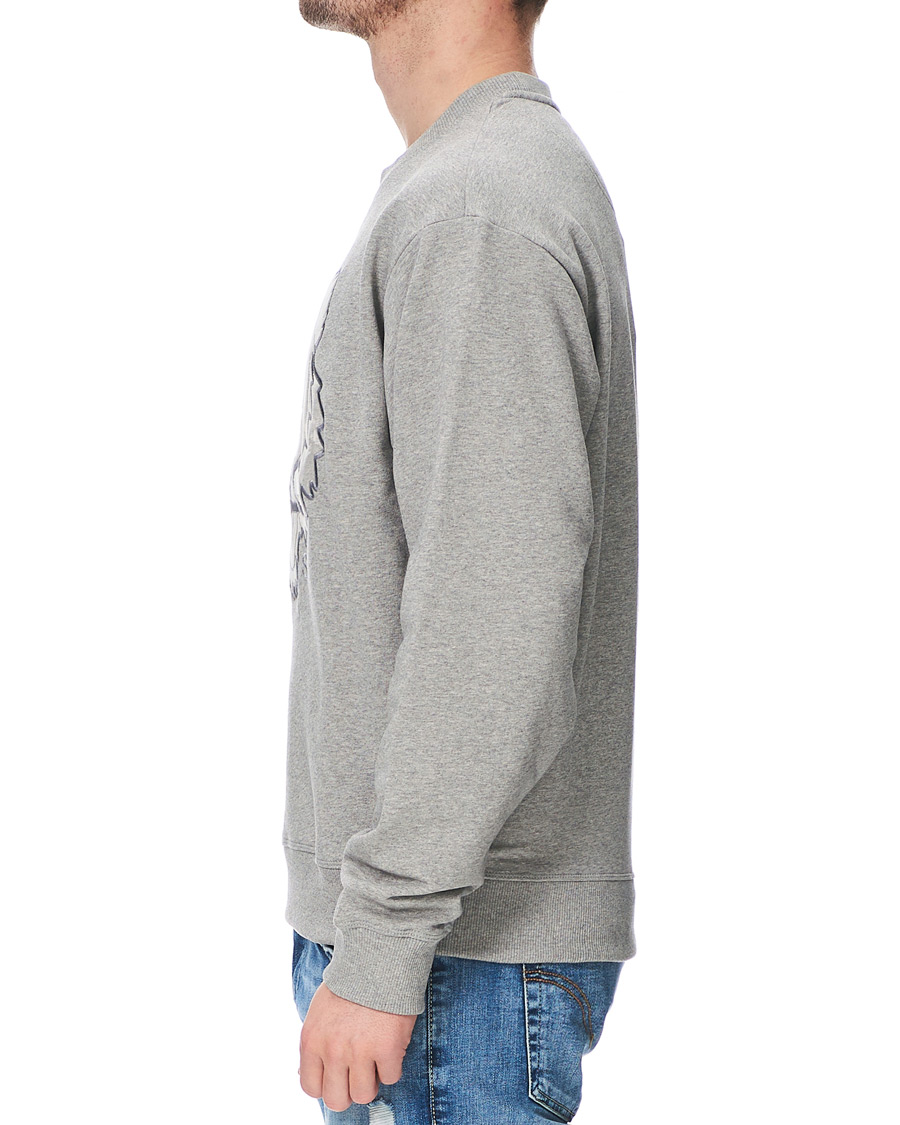 Heren | Truien | KENZO | Velvet Tiger Head Crew Neck Sweatshirt Grey