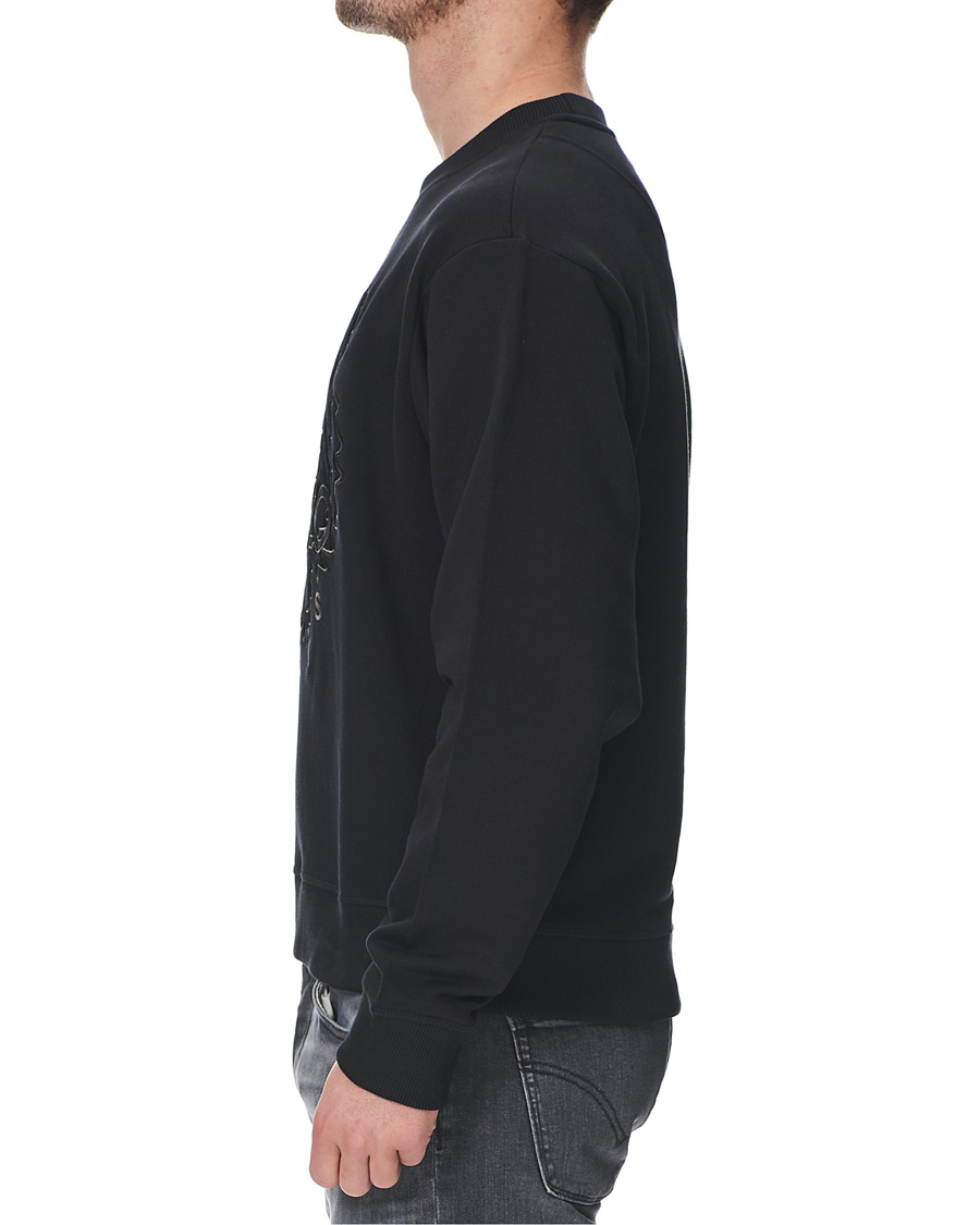 Heren | Truien | KENZO | Velvet Tiger Head Crew Neck Sweatshirt Black