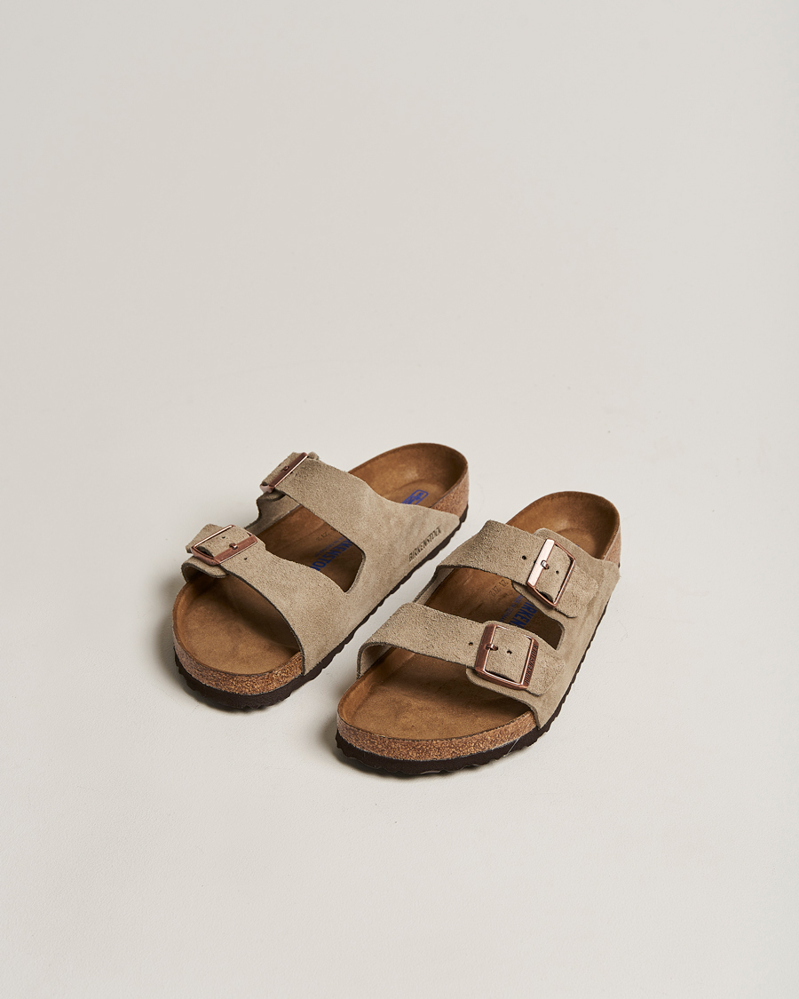 Heren | Afdelingen | BIRKENSTOCK | Arizona Soft Footbed Taupe Suede