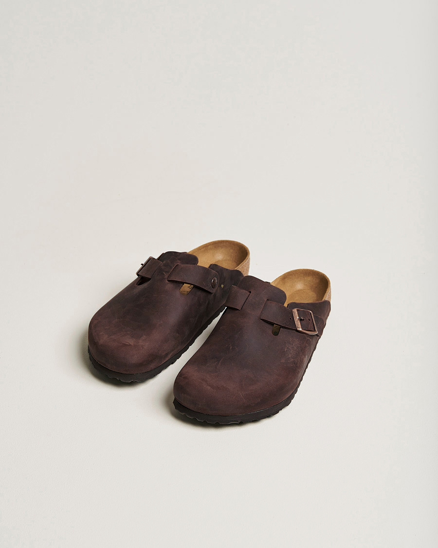 Heren | Schoenen | BIRKENSTOCK | Boston Classic Footbed Habana Oiled Leather