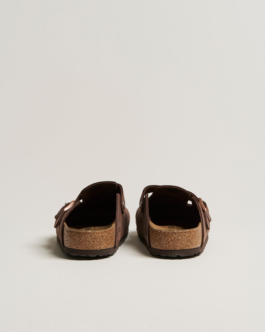 Heren | Sandalen slides | BIRKENSTOCK | Boston Classic Footbed Habana Oiled Leather