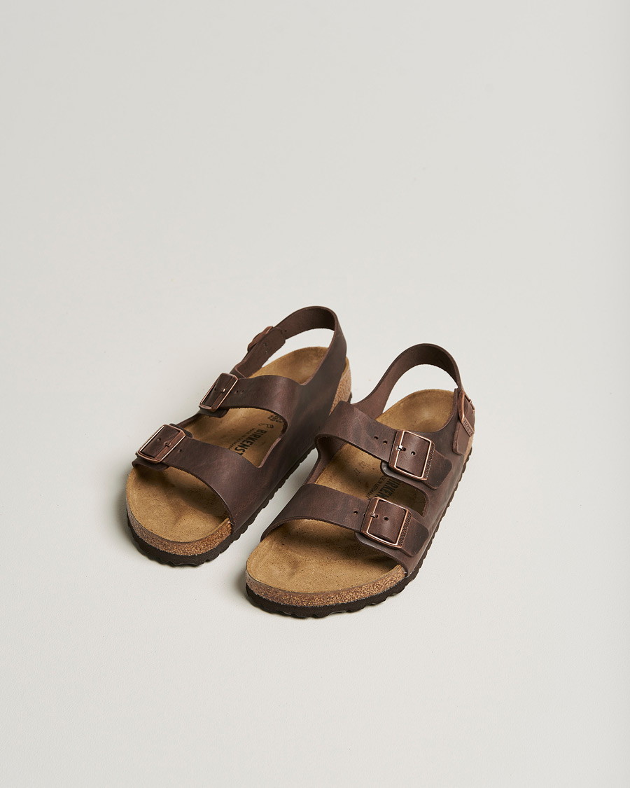 Heren | Schoenen | BIRKENSTOCK | Milano Classic Footbed Habana Oiled Leather