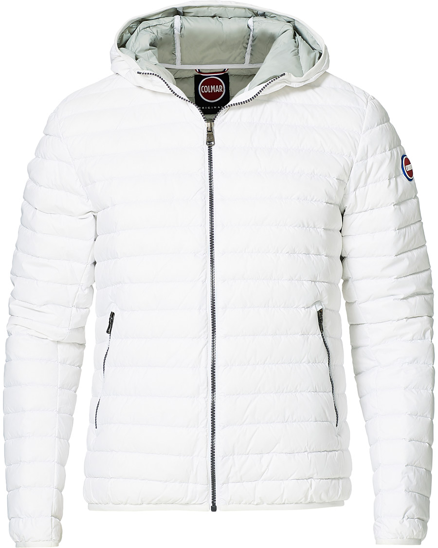 Heren | Jassen | Colmar | Lightweight Down Hooded Jacket White