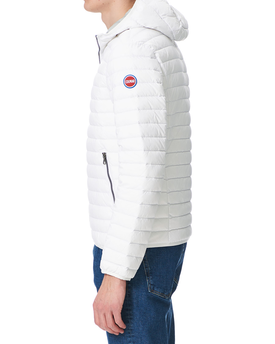 Heren | Jassen | Colmar | Lightweight Down Hooded Jacket White