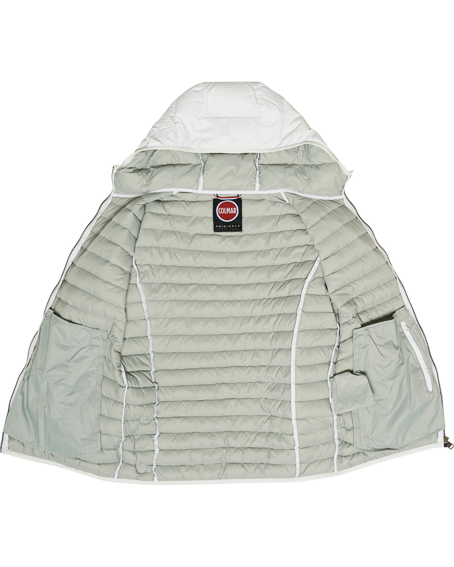 Heren | Jassen | Colmar | Lightweight Down Hooded Jacket White