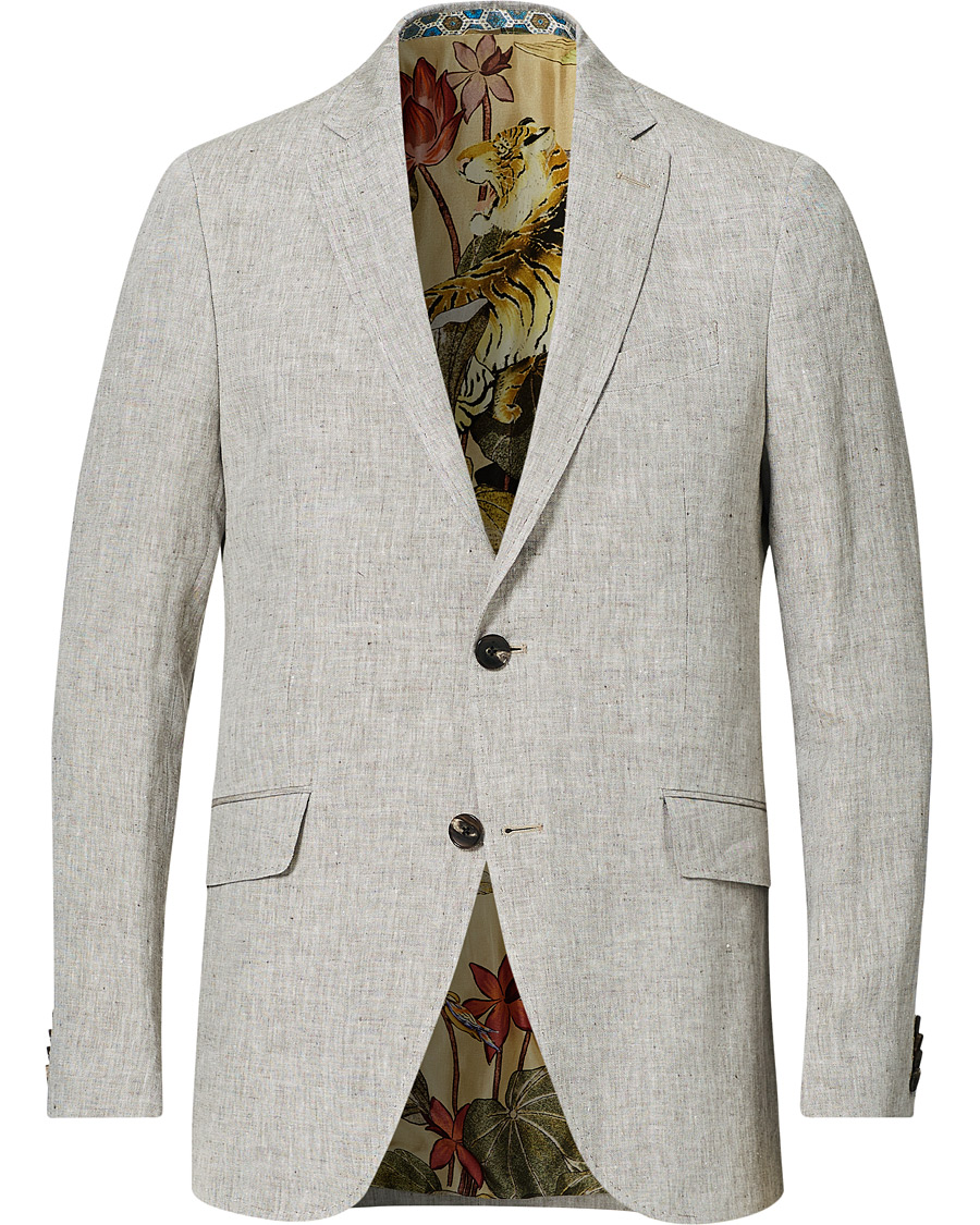 Heren | Blazers | Etro | Linen Blazer Beige