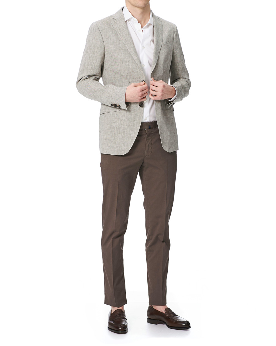 Heren | Blazers | Etro | Linen Blazer Beige