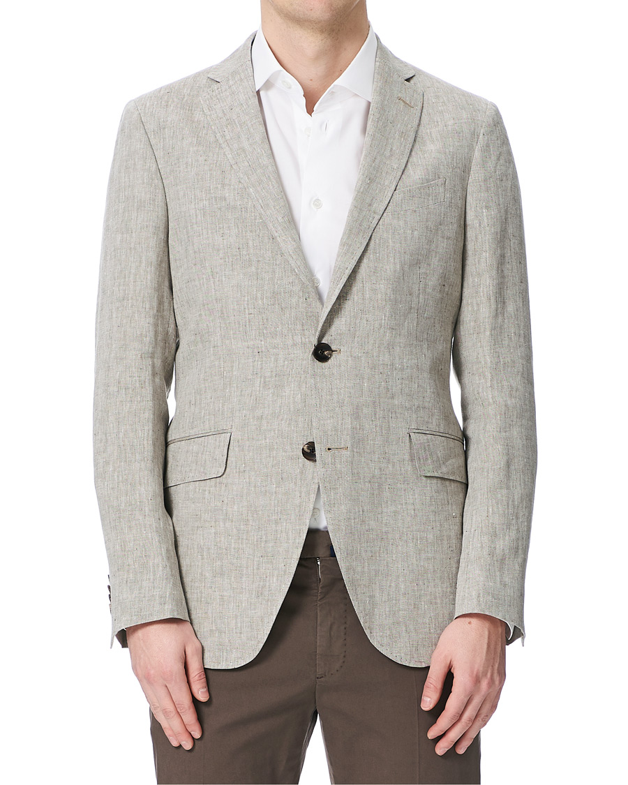 Heren | Blazers | Etro | Linen Blazer Beige