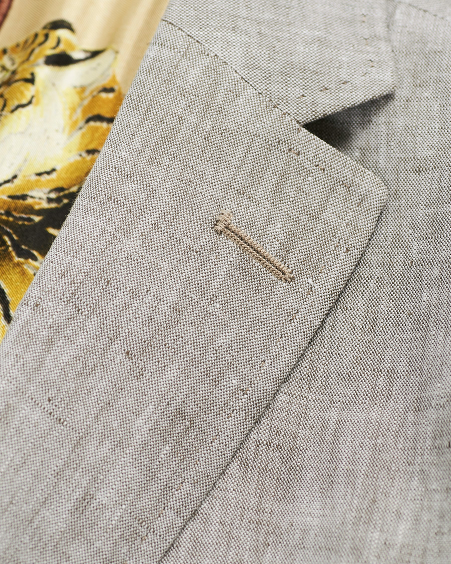 Heren | Blazers | Etro | Linen Blazer Beige