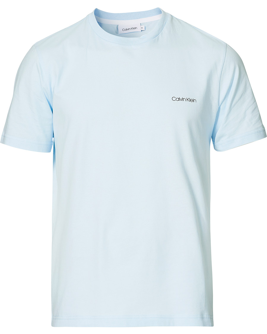 Heren | T-shirts | Calvin Klein | Chest Logo Crew Neck Tee Kingly Blue