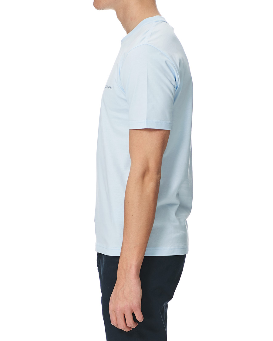Heren | T-shirts | Calvin Klein | Chest Logo Crew Neck Tee Kingly Blue