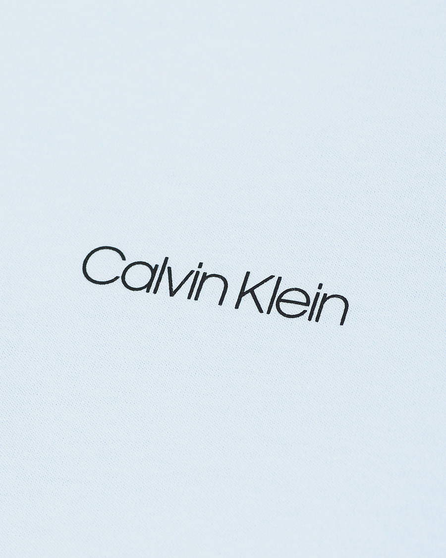 Heren | T-shirts | Calvin Klein | Chest Logo Crew Neck Tee Kingly Blue