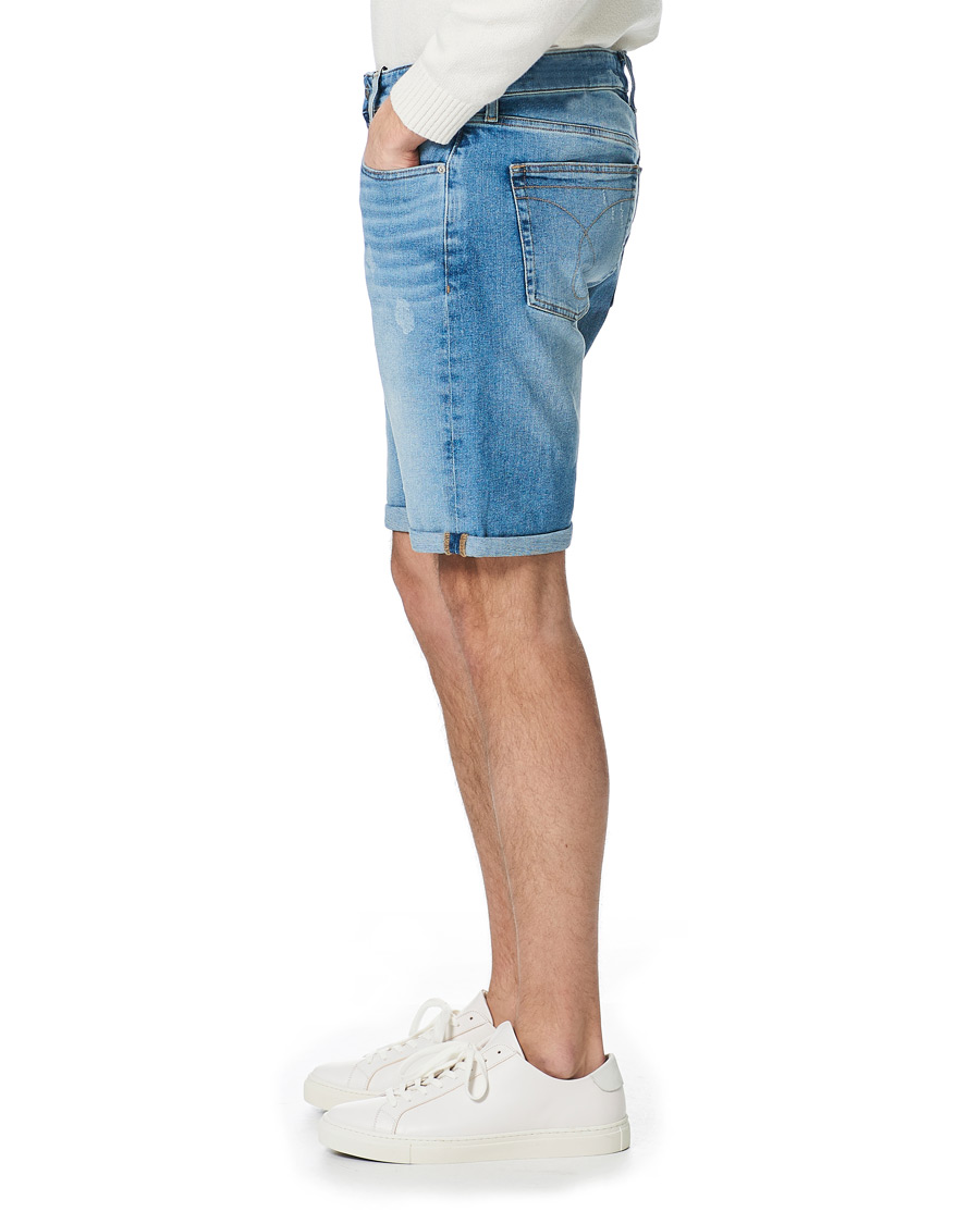 Heren | Korte broek | Calvin Klein Jeans | Regular Fit Stretch Denim Shorts Light Blue