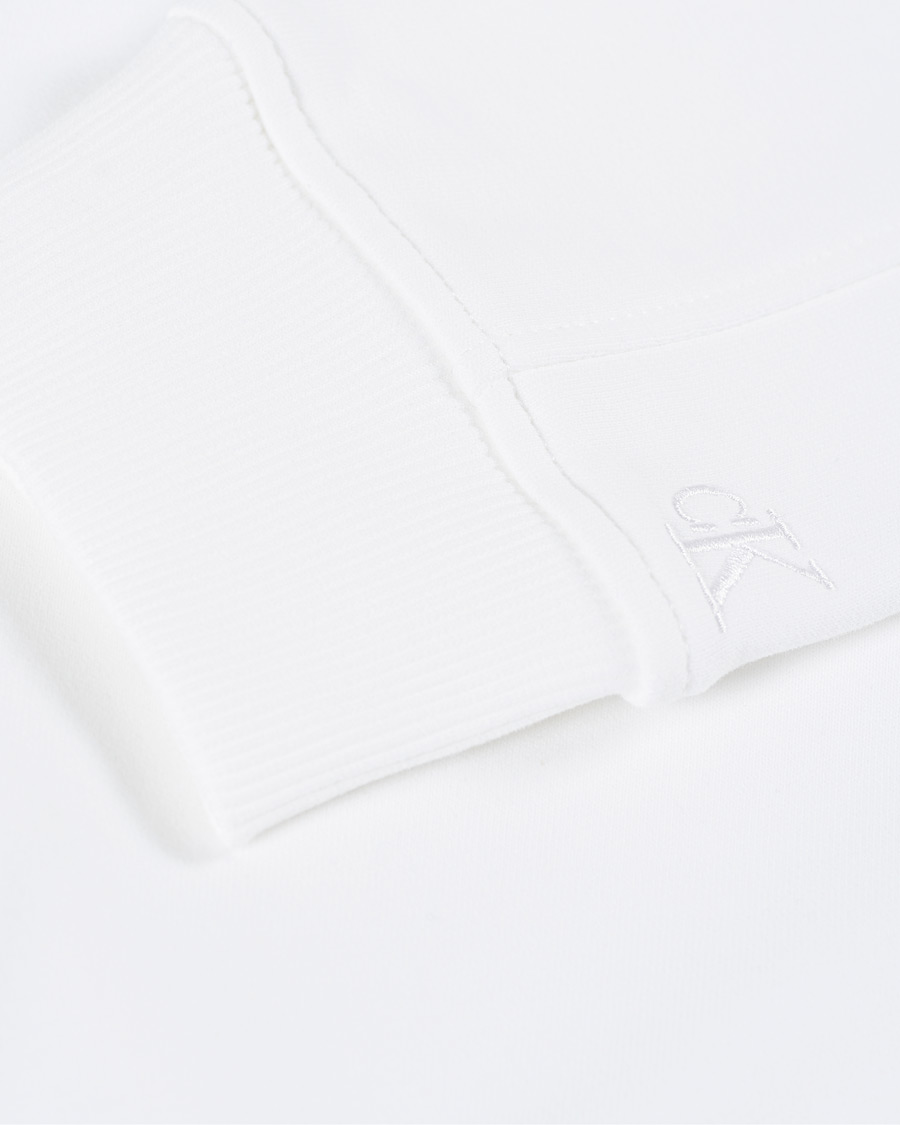 Heren | Truien | Calvin Klein Jeans | Micro Branding Hoodie White