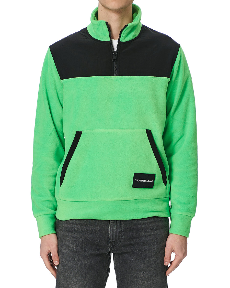 Heren | Truien | Calvin Klein Jeans | Polar Fleece Half Zip Andean Toucan