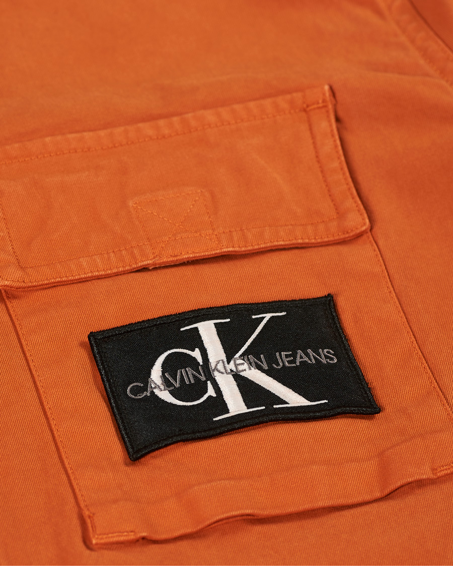 Heren | Overhemden | Calvin Klein Jeans | Garment Dyed Shirt Rusty Orange