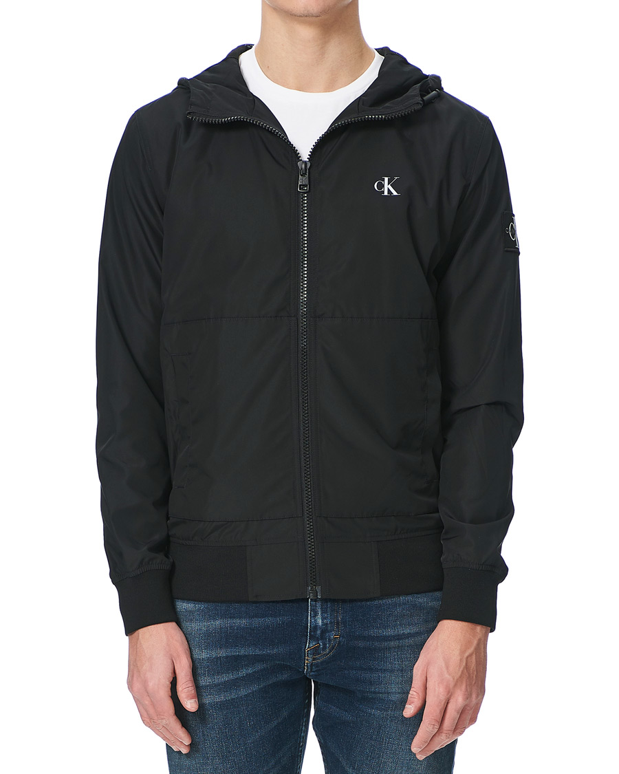 Heren | Jassen | Calvin Klein Jeans | Essential Hooded Bomber Jacket Black