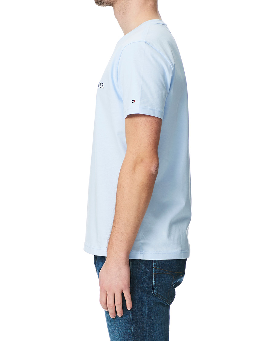 Heren | T-shirts | Tommy Hilfiger | Logo Crew Neck Tee Sweet Blue