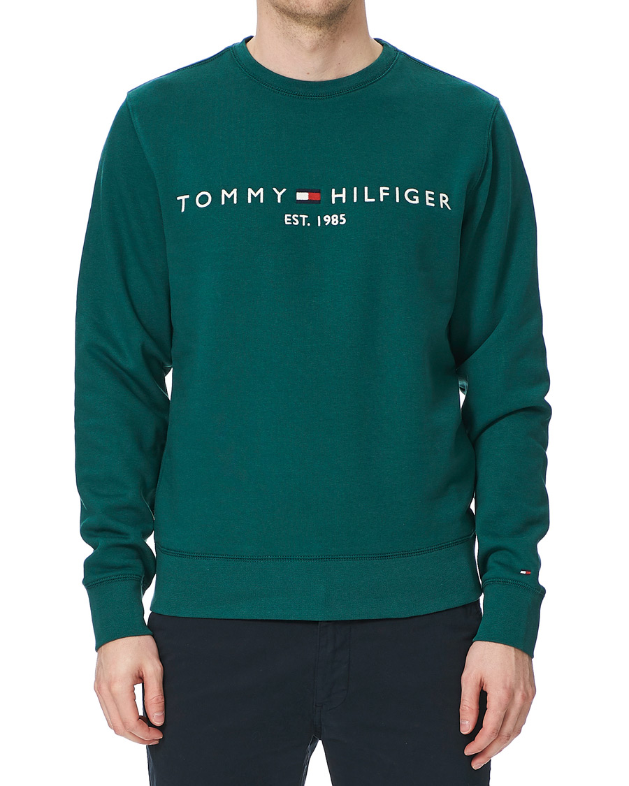 Heren | Truien | Tommy Hilfiger | Logo Crew Neck Sweatshirt Rural Green