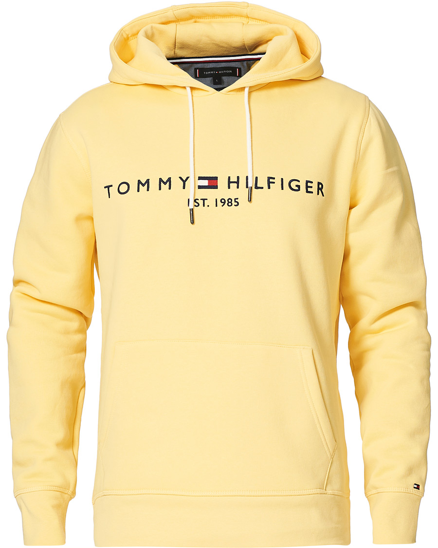 Heren | Truien | Tommy Hilfiger | Logo Hoodie Delicate Yellow