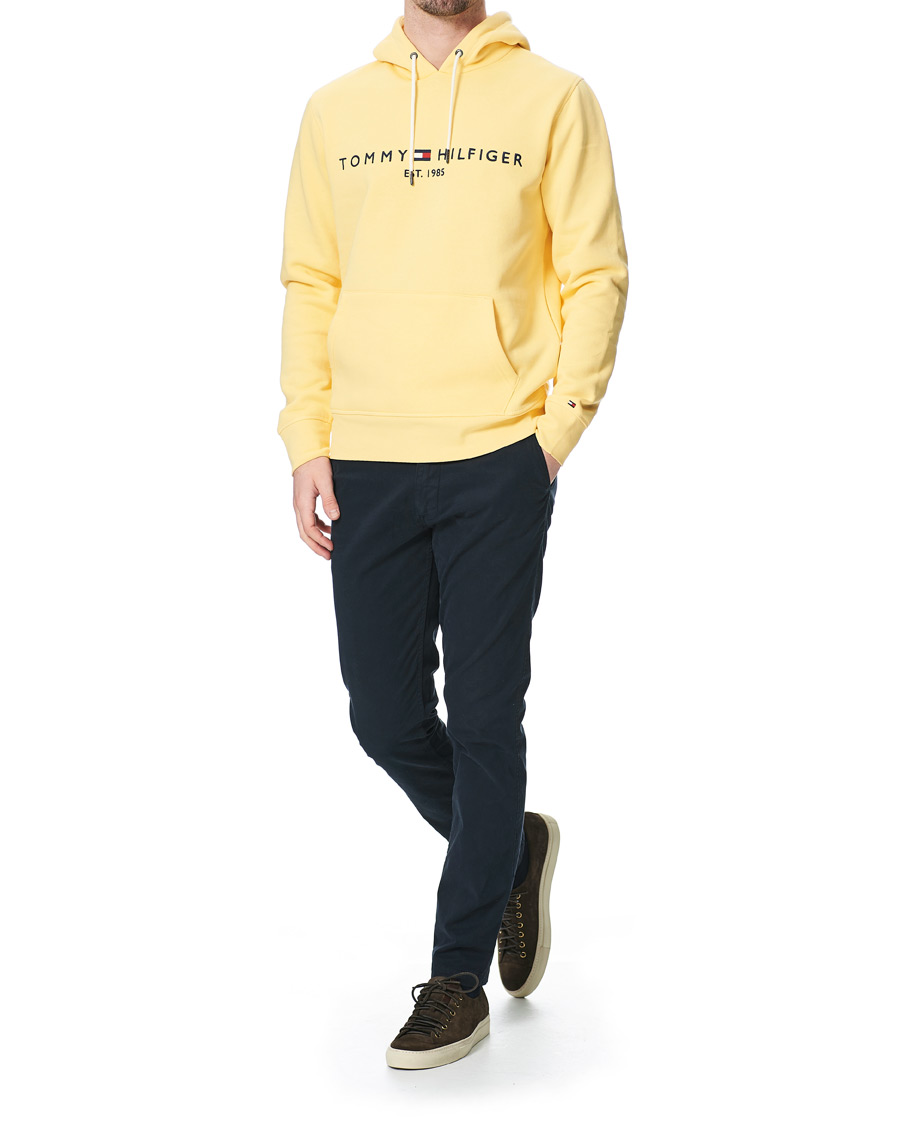 Heren | Truien | Tommy Hilfiger | Logo Hoodie Delicate Yellow