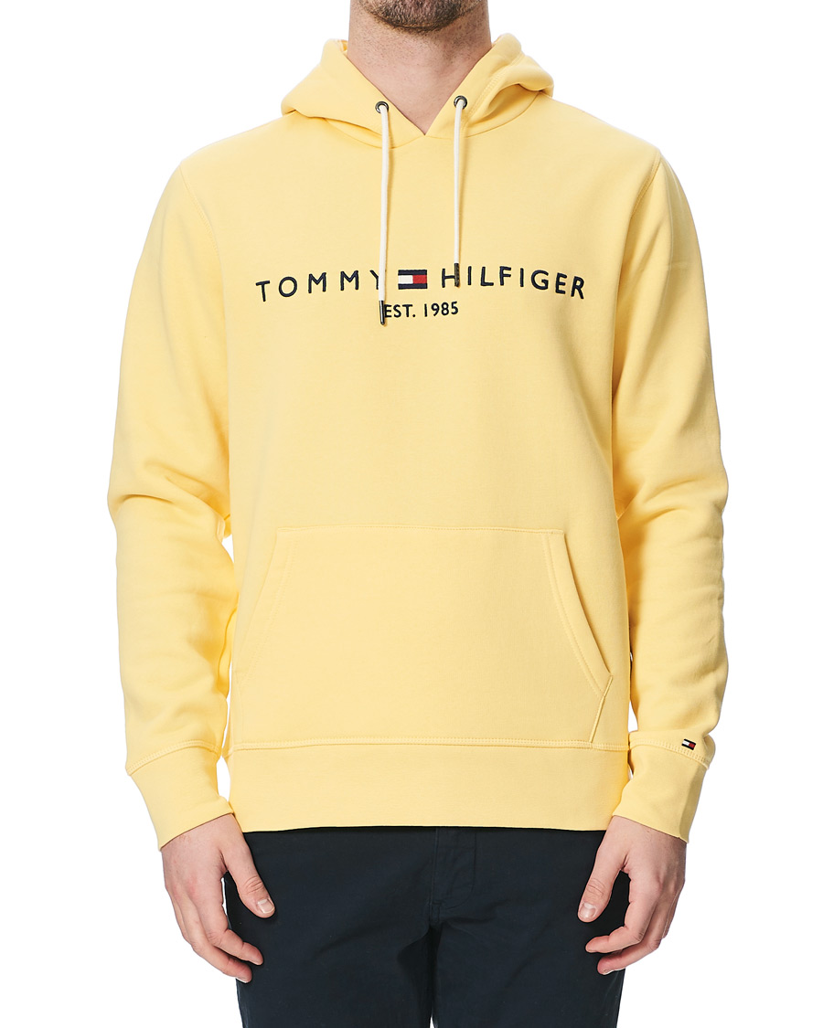 Heren | Truien | Tommy Hilfiger | Logo Hoodie Delicate Yellow