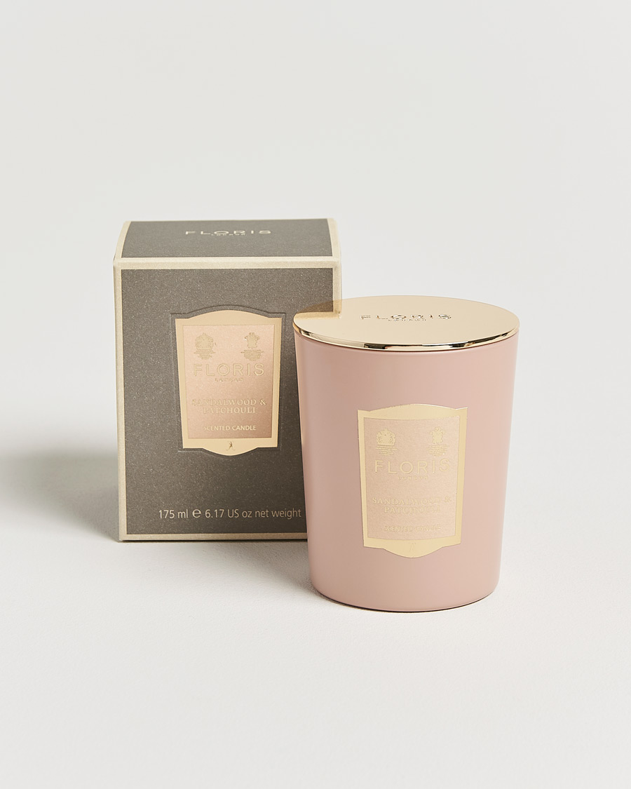 Heren | Geurkaarsen | Floris London | Scented Candle Sandalwood & Patchouli 175g