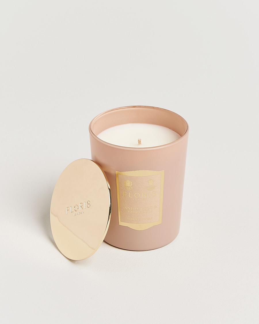 Heren | Geurkaarsen | Floris London | Scented Candle Sandalwood & Patchouli 175g