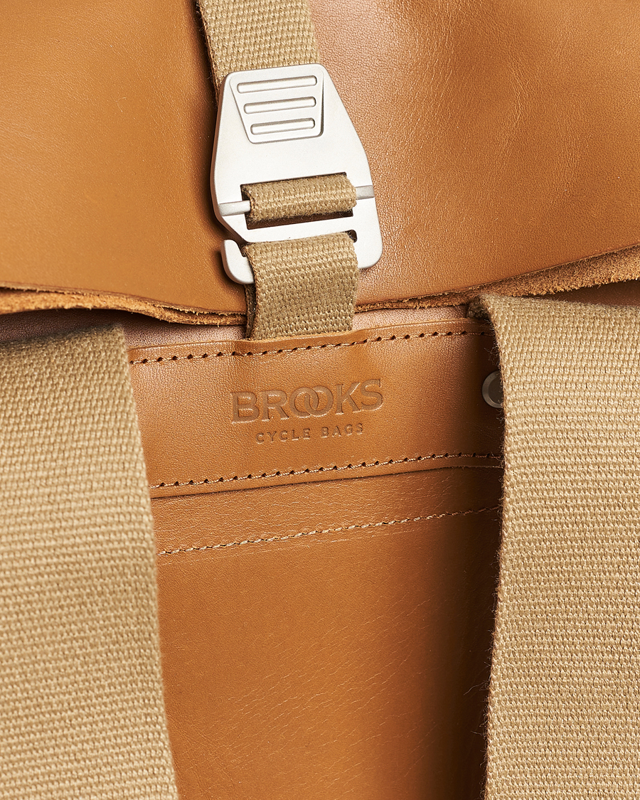 Heren | Tassen | Brooks England | Pickwick Large Leather Backpack Honey