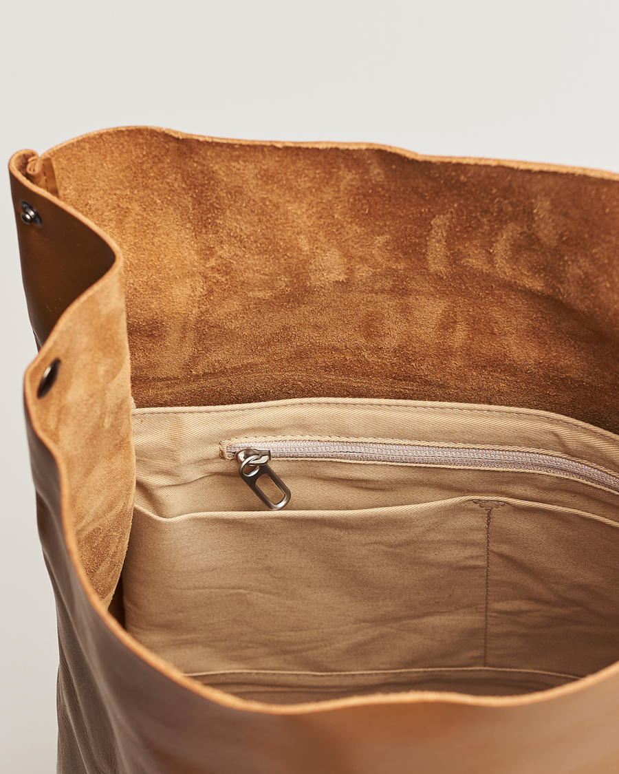 Heren | Tassen | Brooks England | Pickwick Large Leather Backpack Honey